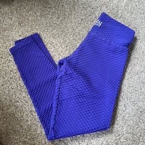 Booty By Brabants Blue/Purple Workout Leggings (One Size Fits Most)